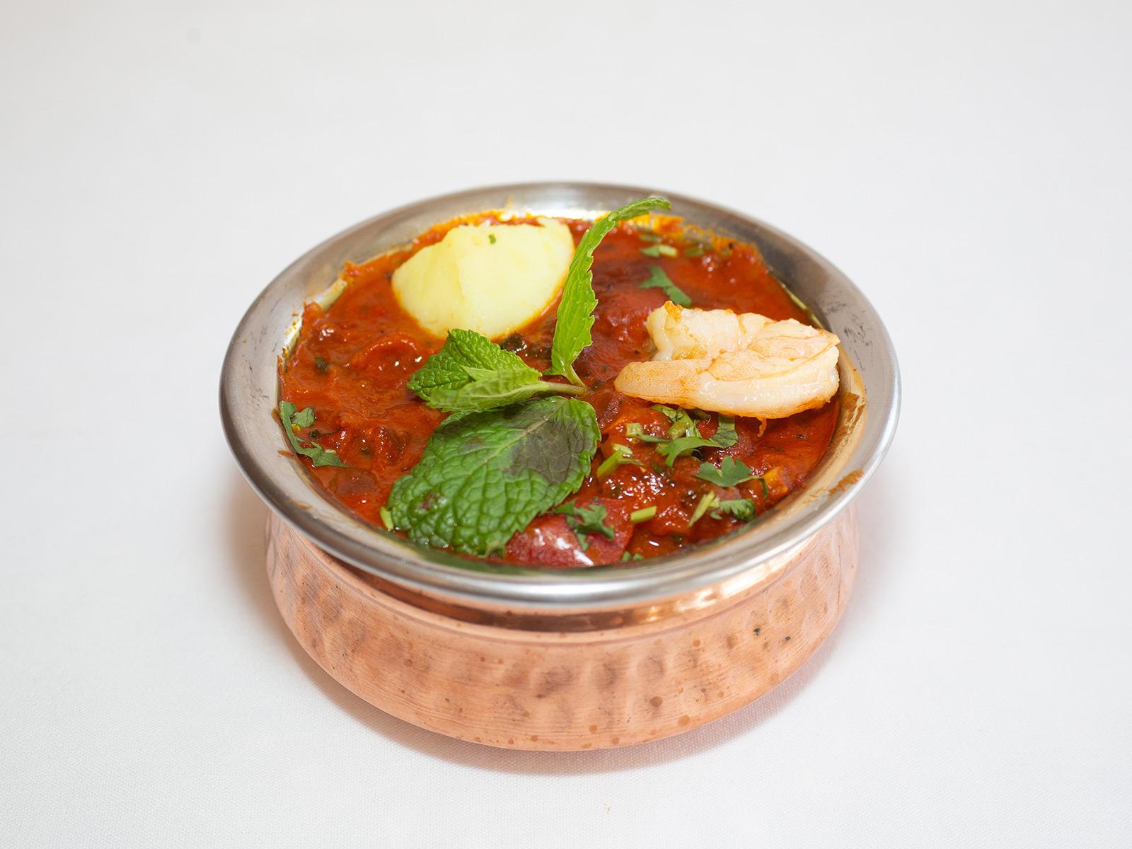 Order Shrimp Vindaloo food online from Hyderabad Dum Biryani store, Fremont on bringmethat.com