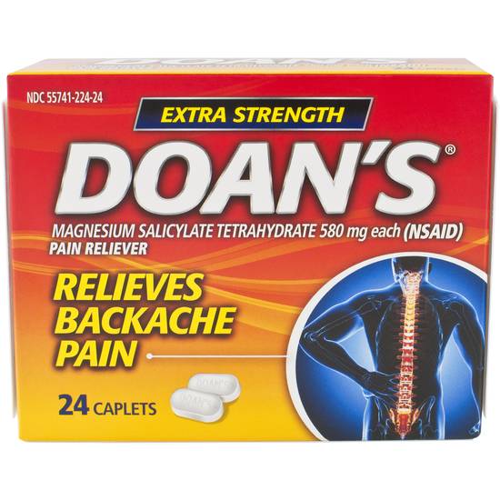 Order Doan's Extra Strength Pain Reliever (24 ct) food online from Rite Aid store, MILFORD on bringmethat.com