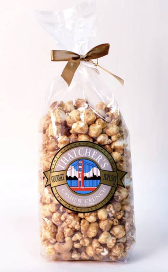 Order Cashew Crunch - 8 Oz food online from Thatcher's Special Popcorn store, San Francisco on bringmethat.com