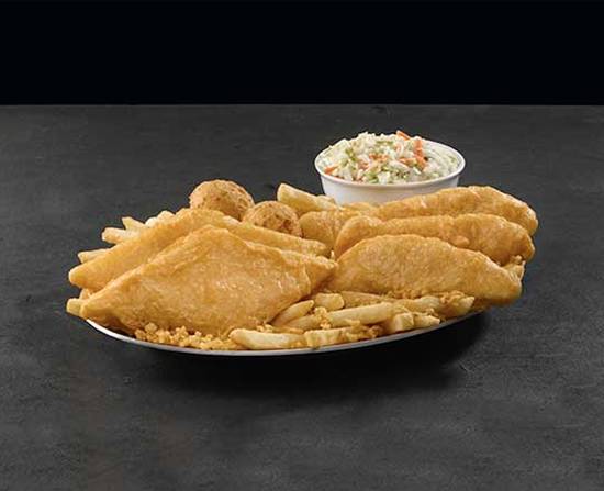 Order Fish and Chicken Platter food online from Long John Silver store, Bartlesville on bringmethat.com