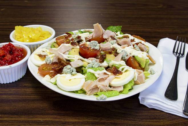 Order Cobb Salad food online from Judys Cafe store, San Diego on bringmethat.com