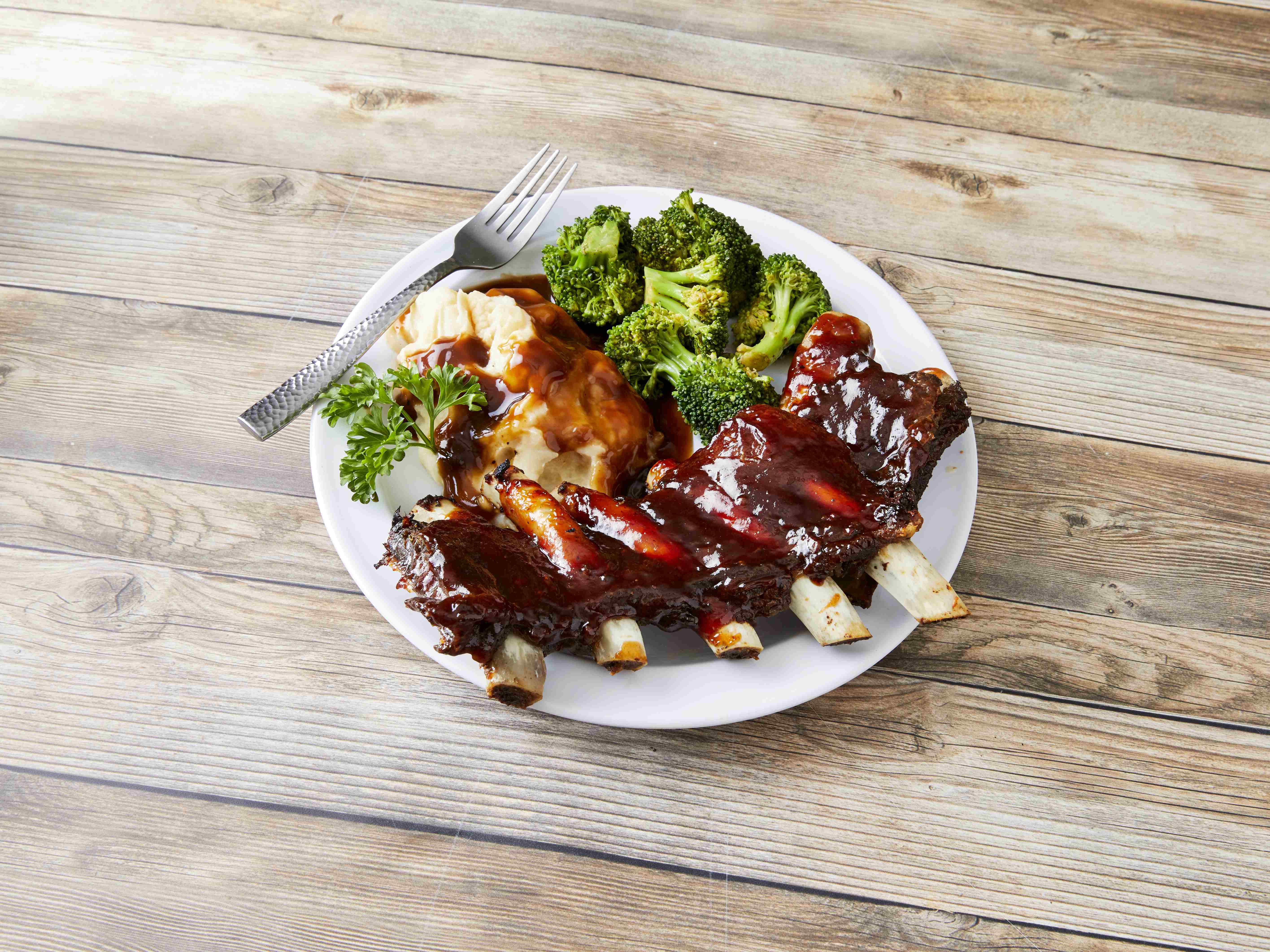 Order BBQ Ribs food online from Brann Steakhouse & Grille store, Bay City on bringmethat.com