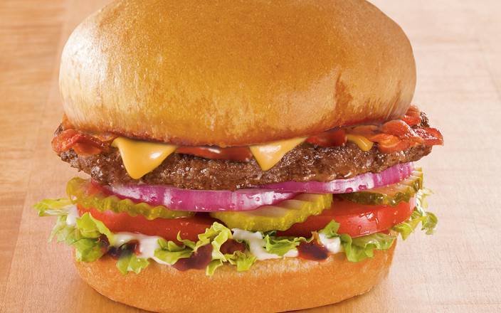 Order BBQ Bacon Cheeseburger food online from Shoney'S store, Branson on bringmethat.com