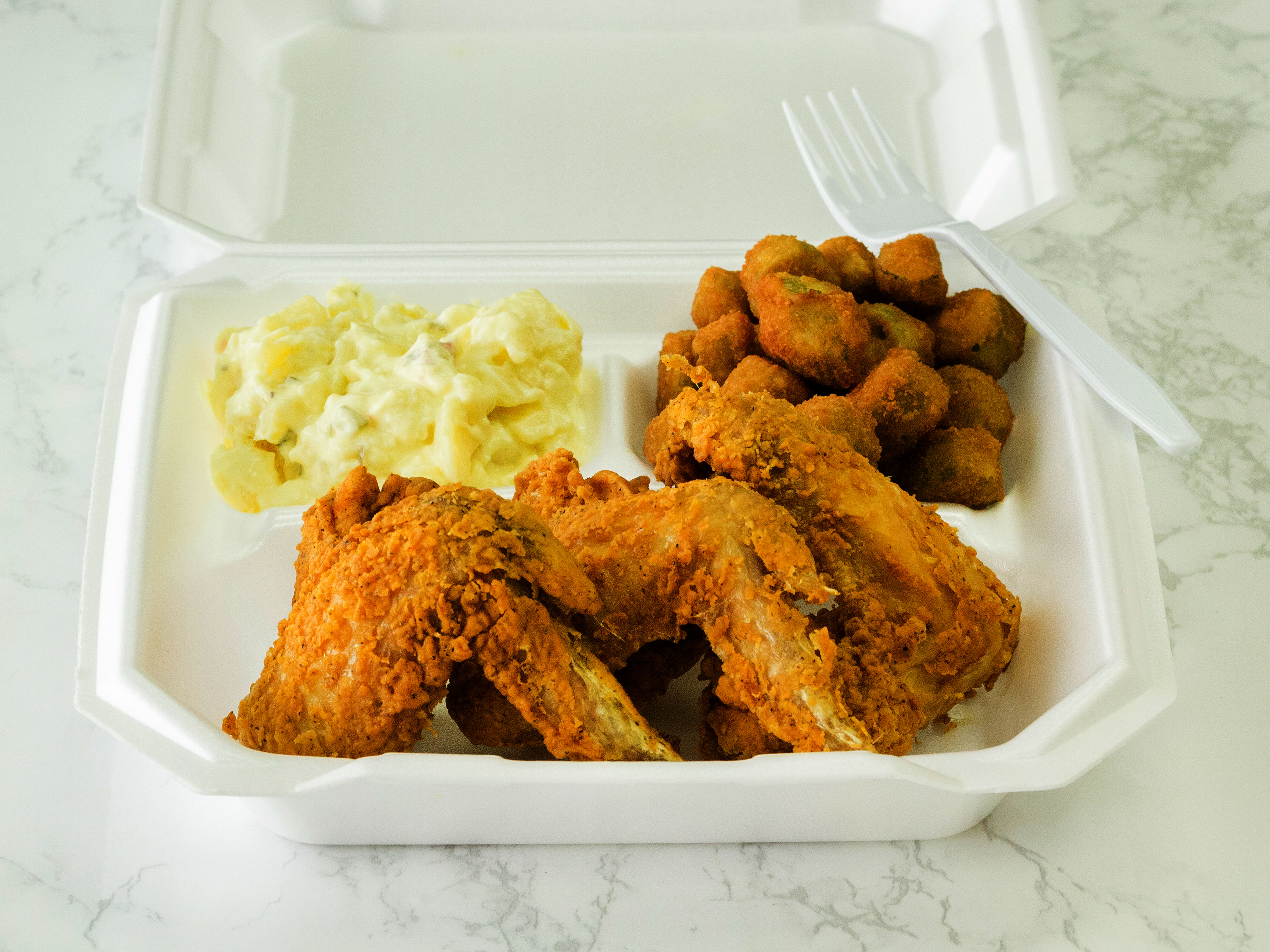 Order 3 Piece Whole Wings Plate food online from Nitas Kitchen store, Fayetteville on bringmethat.com