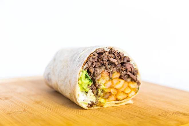 Order California Style Burrito food online from Tacos La Villa store, Bakersfield on bringmethat.com