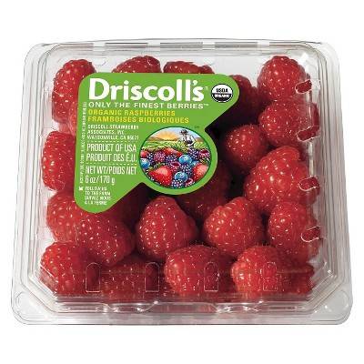 Order Driscoll's · Organic Raspberries (6 oz) food online from Safeway store, Herndon on bringmethat.com