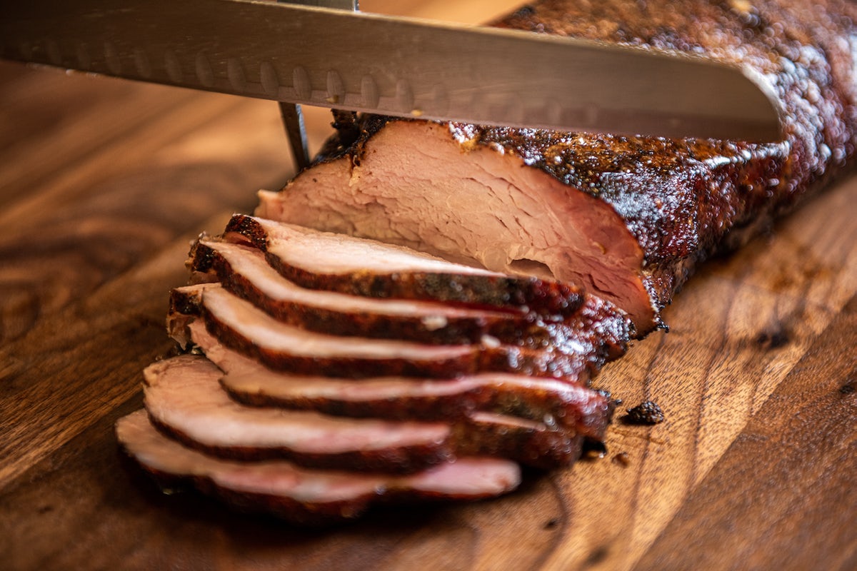 Order Pork Loin food online from Smokey Mo Bbq store, Round Rock on bringmethat.com
