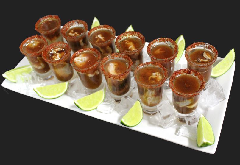 Order Oysters Shots food online from Emporio Sushi & Mariscos store, Orange on bringmethat.com