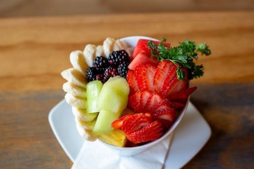 Order Kids Fruit Cup-KM* food online from Swami Cafe store, San Diego on bringmethat.com
