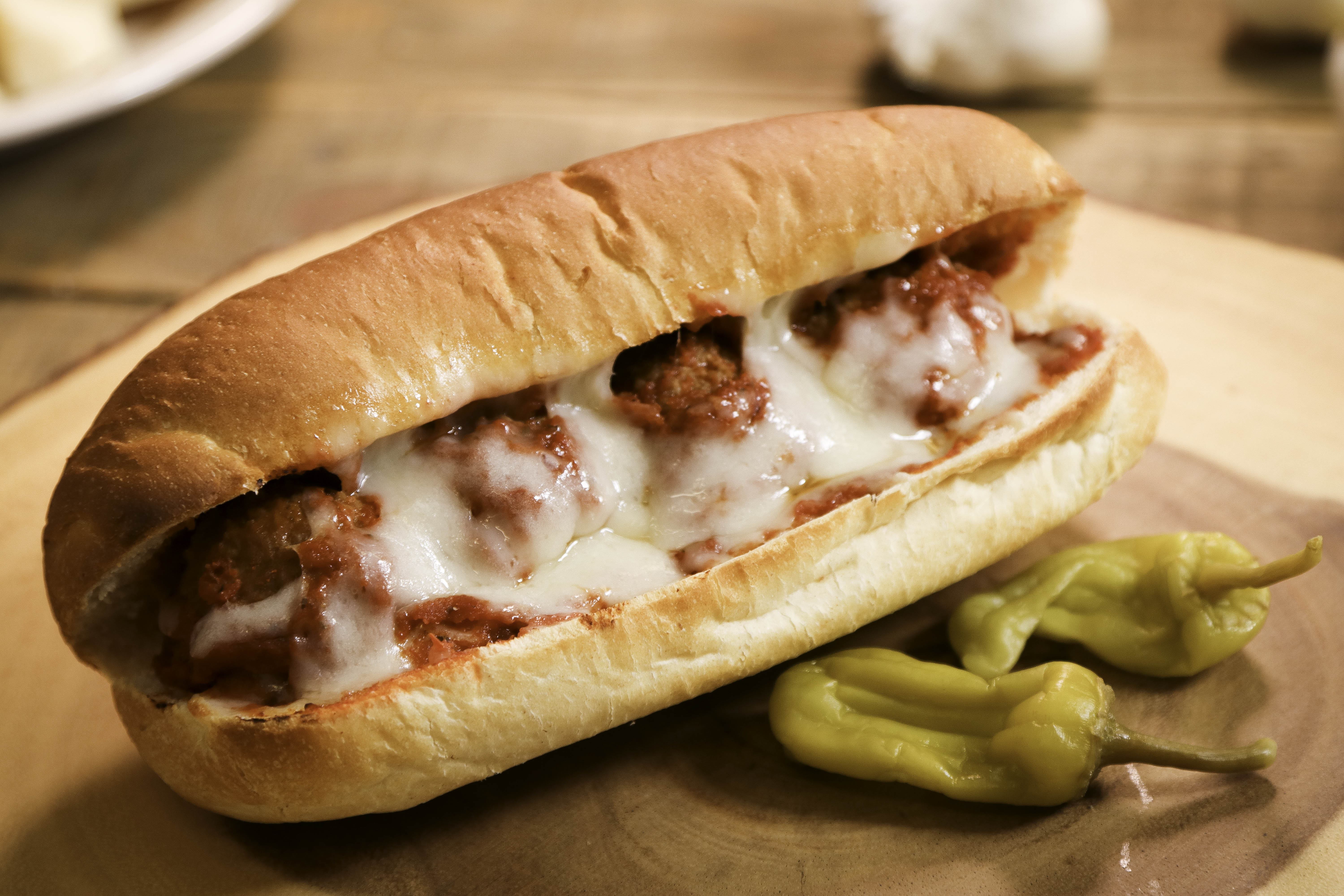 Order Meatball Sandwich food online from Ameci Pizza & Pasta - Lake Forest store, Lake Forest on bringmethat.com