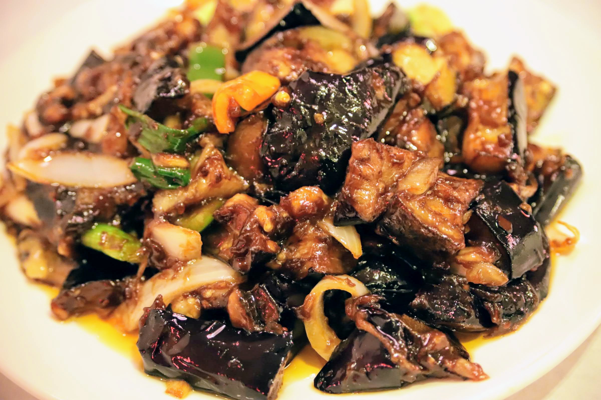Order Eggplant in Hot Garlic Sauce food online from China Chef store, Morton Grove on bringmethat.com