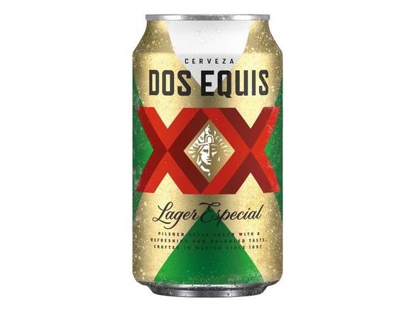 Order Dos Equis Lager - 18x 12oz Cans food online from Goody Goody Liquor store, Addison on bringmethat.com