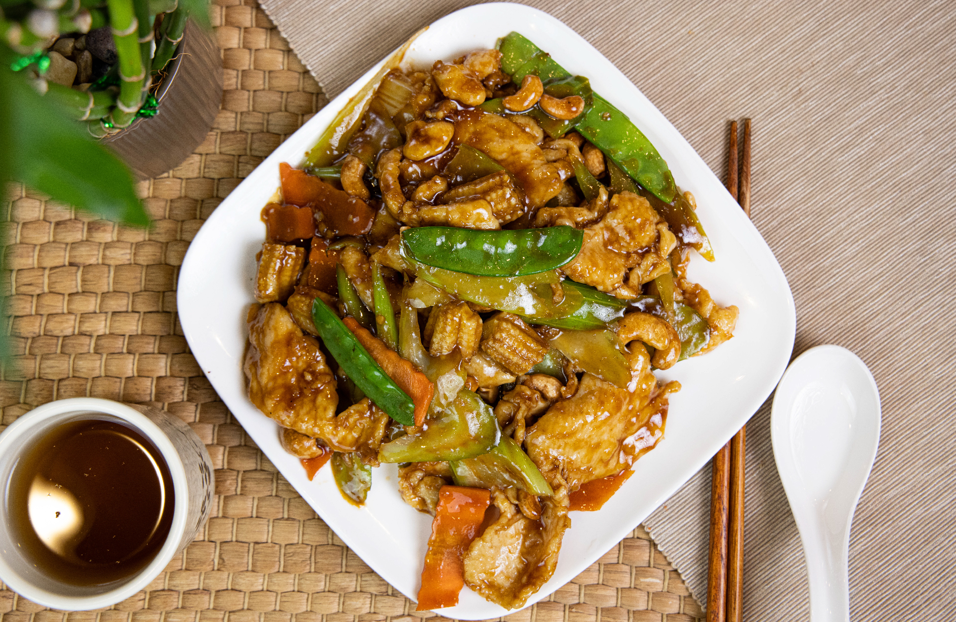 Order Chicken with Cashew Nuts food online from Old Shanghai Soup Dumpling store, Palisades Park on bringmethat.com