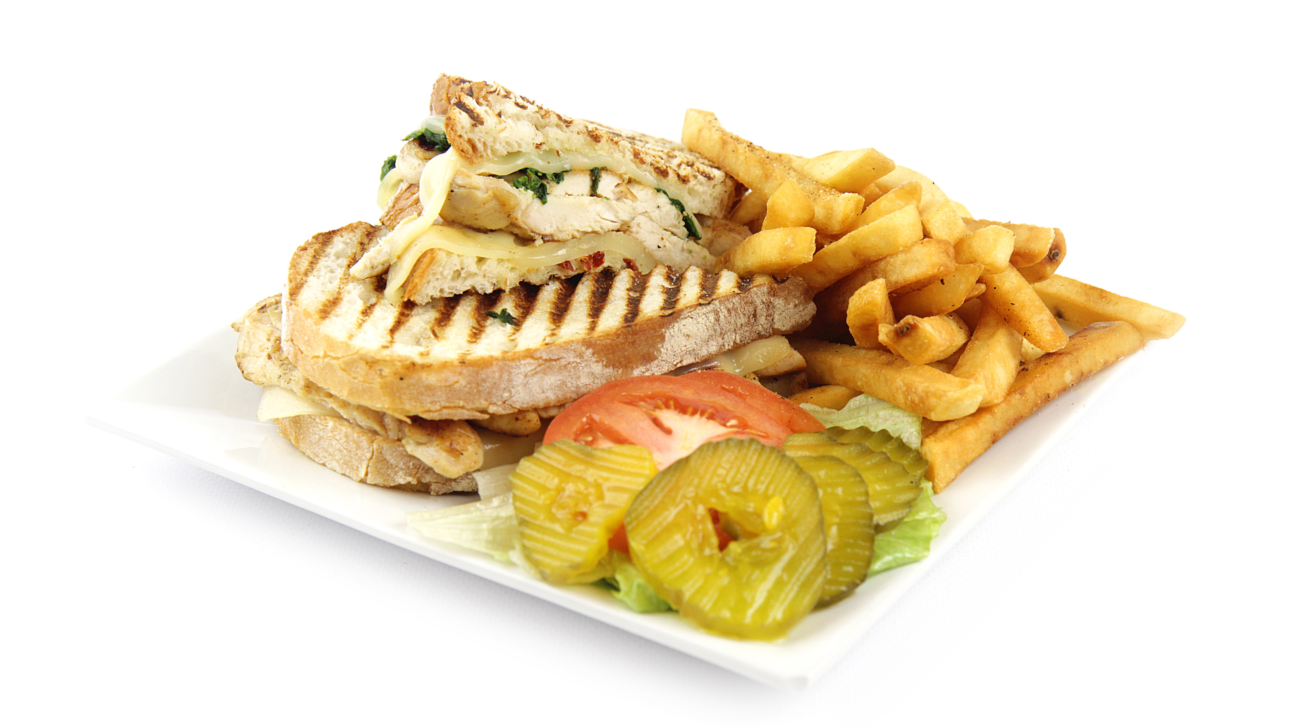 Order Chicken Breast Panini food online from Matty's Grill & Pancake House store, Shorewood on bringmethat.com