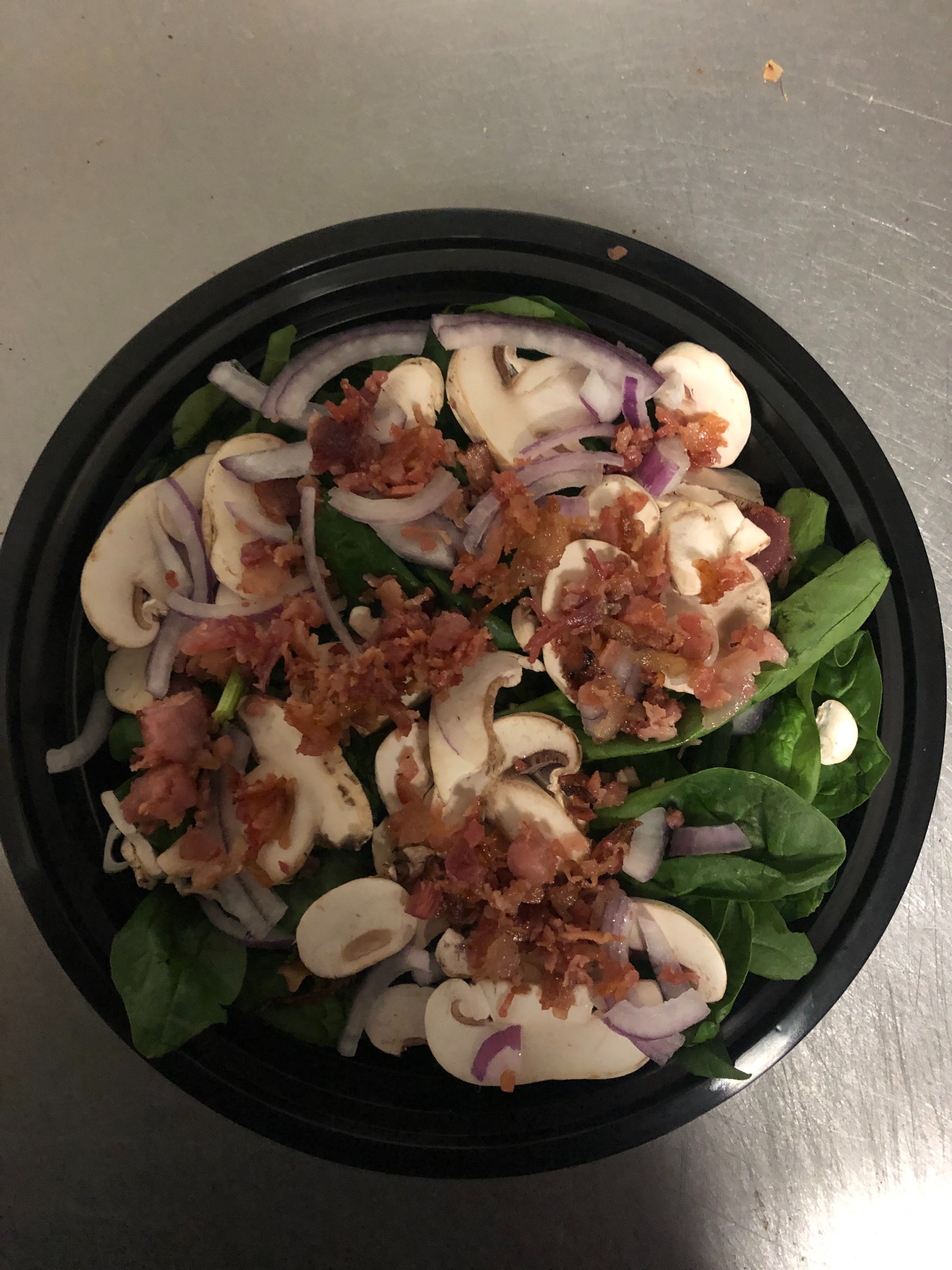 Order Spinach Salad (Small) food online from Garlex Pizza - Blackhawk store, Danville on bringmethat.com