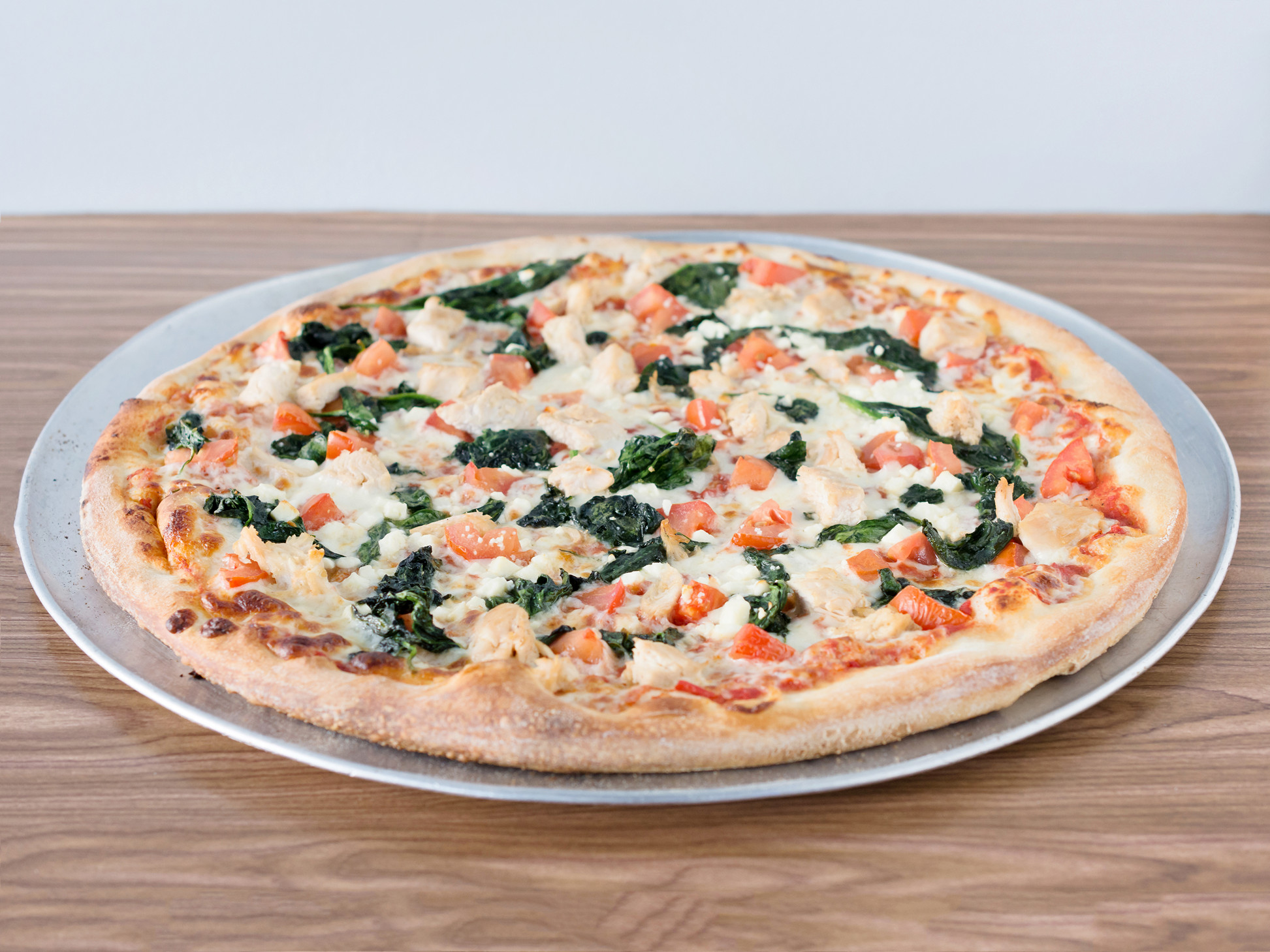 Order Mediterranean Pizza food online from Papa Lou Pizza store, Richmond on bringmethat.com