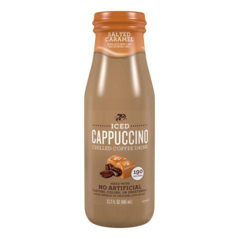 Order 7-Select Iced Caramel Cappuccino 13.7oz food online from 7-Eleven store, Richmond on bringmethat.com