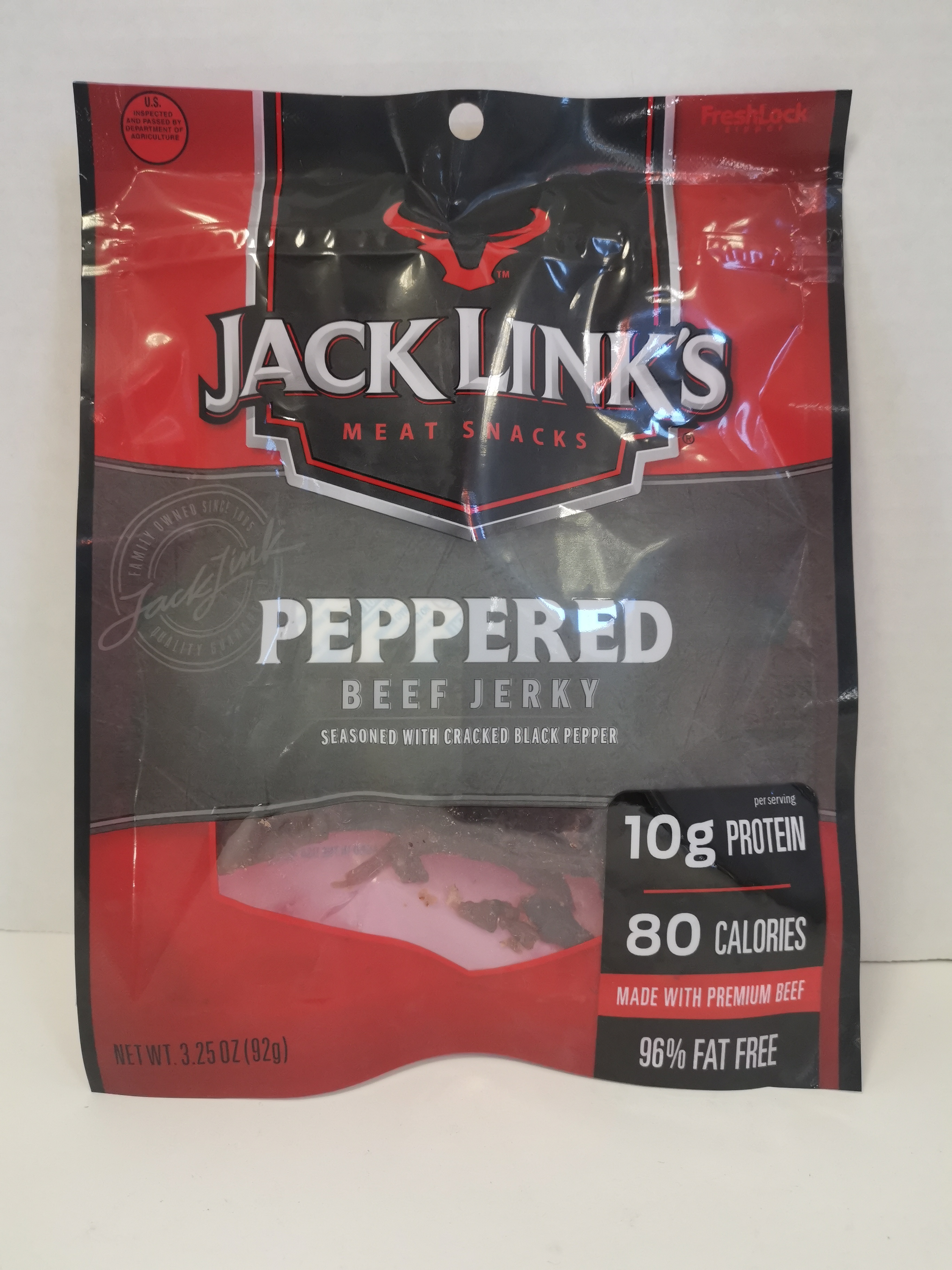 Order Jack Links Peppered 3.25oz food online from Rank Quickserve store, San Francisco on bringmethat.com