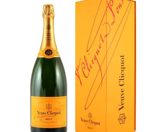 Order Veuve Clicquot Brut Yellow Label, 750mL champagne (12.0% ABV) food online from Ogden Wine & Spirit store, Naperville on bringmethat.com