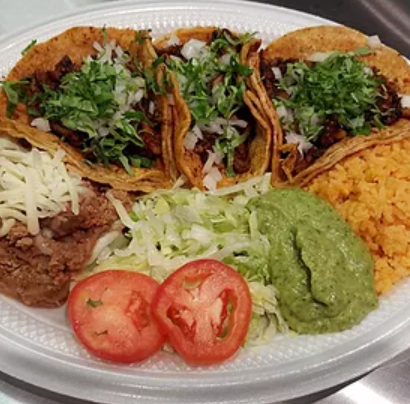 Order Tacos (Set of 3) food online from Sweets N Eats store, Rockford on bringmethat.com
