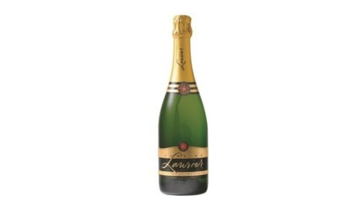 Order Domaine Laurier Brut Methode Champenoise Champagne Blend Sparkling Wine 750mL food online from Ocean Liquor store, South Pasadena on bringmethat.com