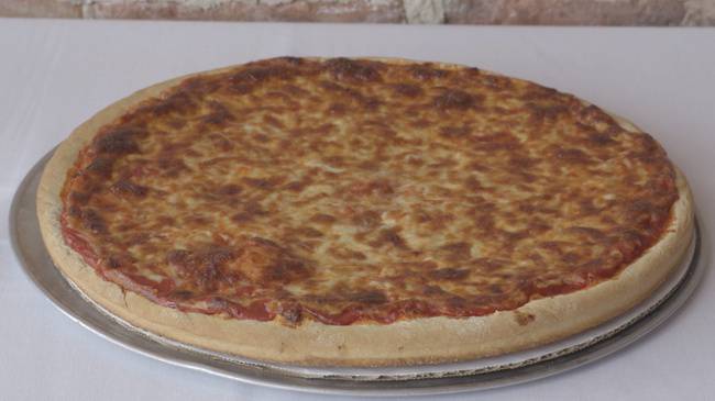 Order Double Dough Cheese Pizza (Large 16" (Serves 3-5)) food online from Lucca Pizzeria & Ristorante store, La Grange on bringmethat.com