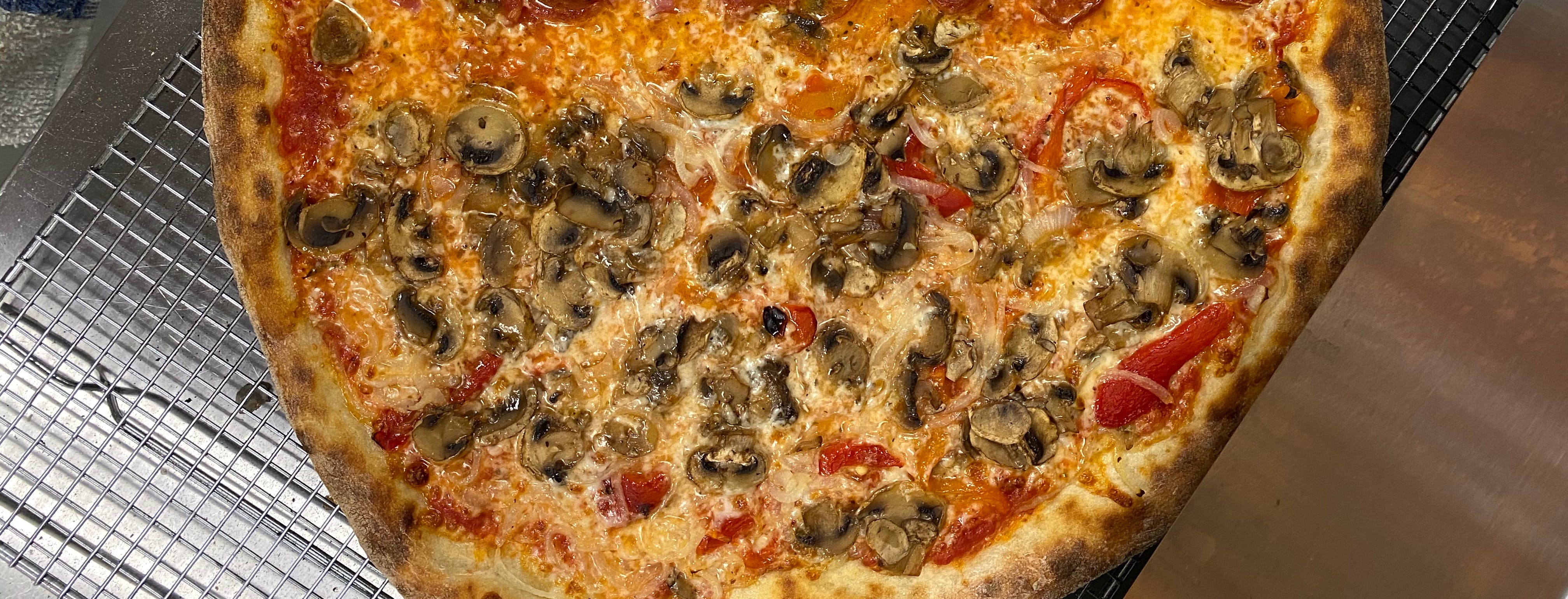 Order Veggie Pizza - 14'' (6 Slices) food online from Reel Pizza Pies store, Surprise on bringmethat.com