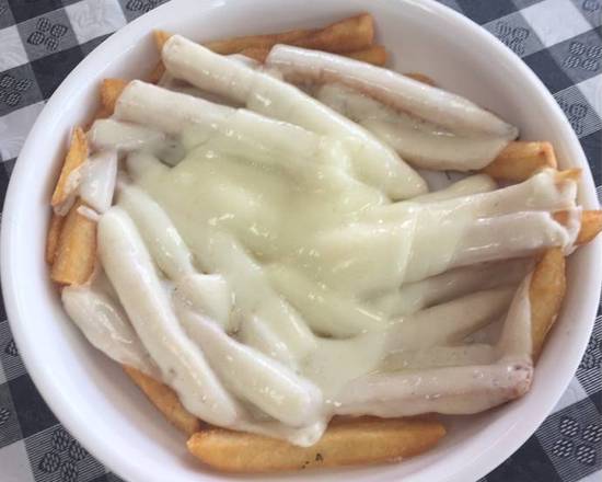 Order French Fries with Mozzarella food online from Divano's Pizzeria store, Town of Garner on bringmethat.com