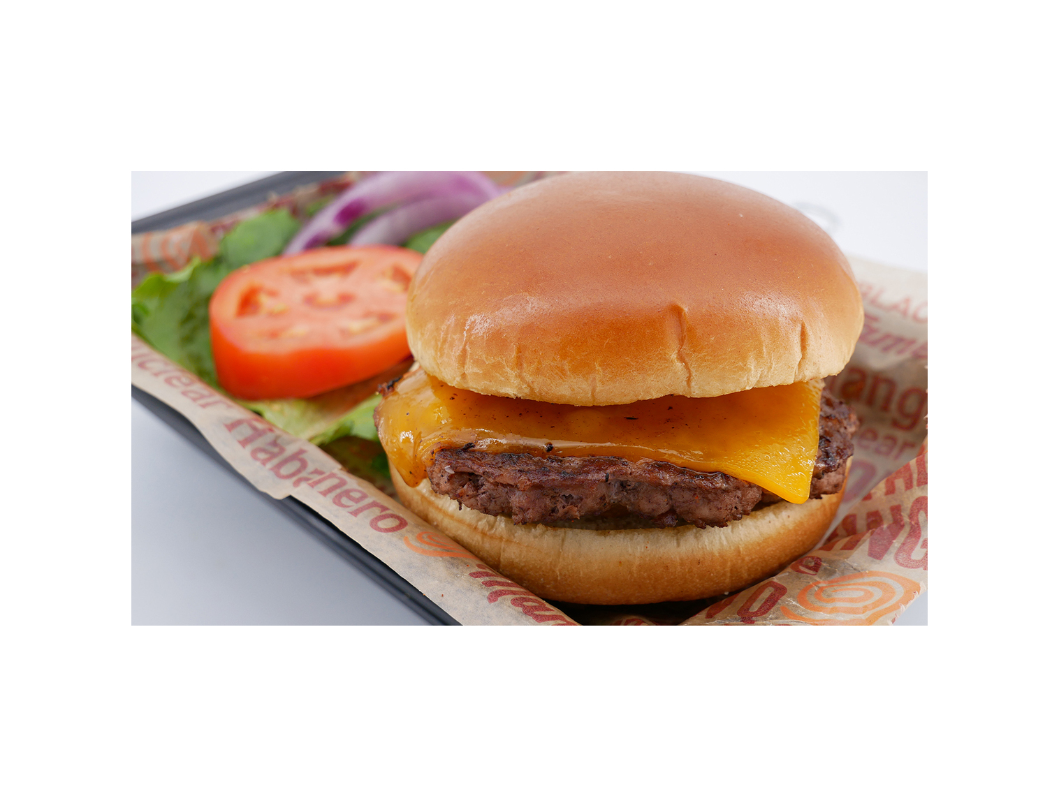 Order 1/4 lb Angus Burger food online from Wing Zone store, Charlotte on bringmethat.com
