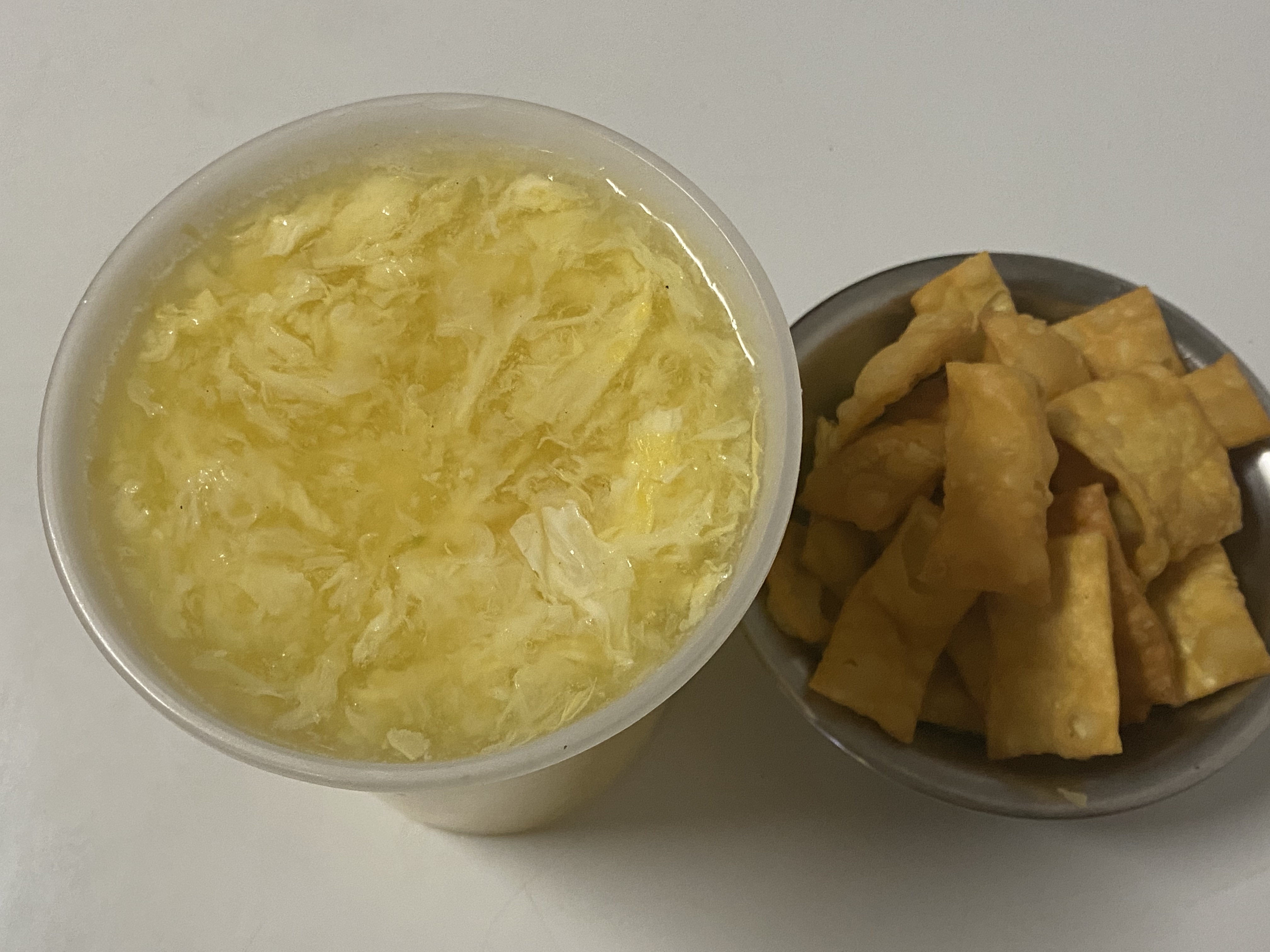 Order 20. Egg Drop Soup food online from New China Express store, Newport News on bringmethat.com