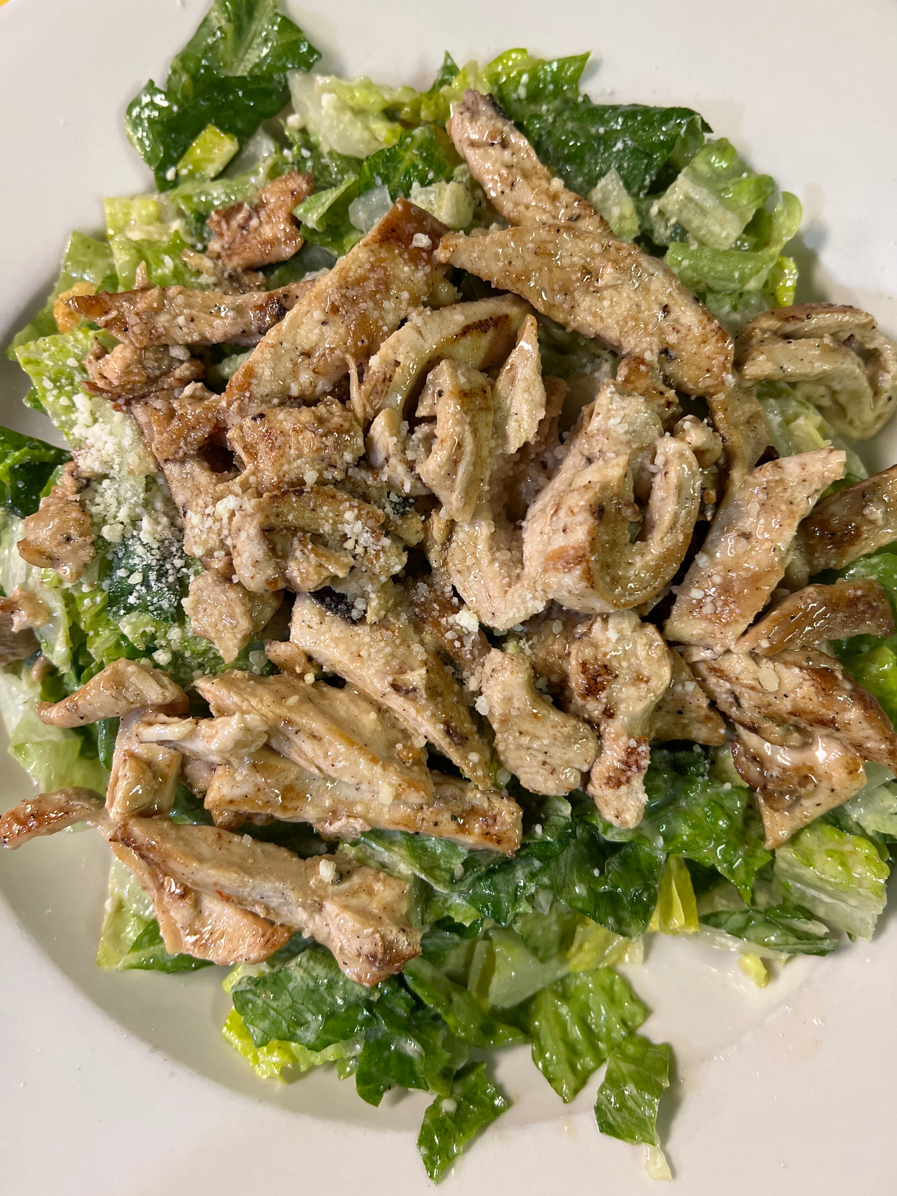 Order Grilled Chicken Caesar Salad - Small food online from Villa Rosa Restaurant store, Burlington on bringmethat.com