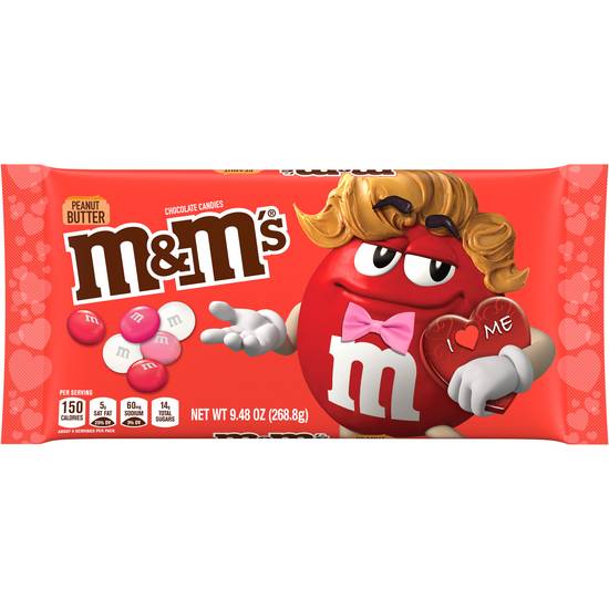 Order M&M's Peanut Butter Chocolate with Valentine Messages - 9.48 oz food online from Rite Aid store, Royersford on bringmethat.com