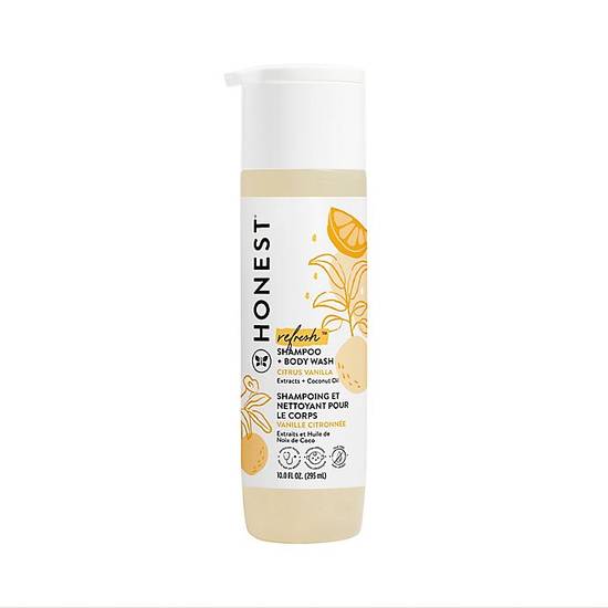 Order Honest 10 fl. oz. Shampoo and Body Wash in Sweet Orange Vanilla food online from Buybuy Baby store, Snellville on bringmethat.com