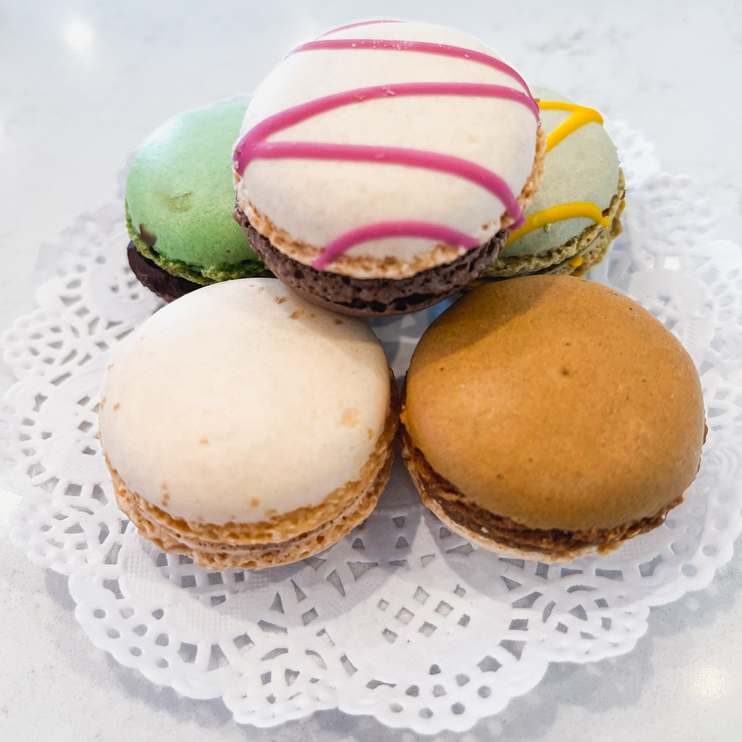 Order Assorted Macarons food online from Sweet Boba Co store, Fullerton on bringmethat.com
