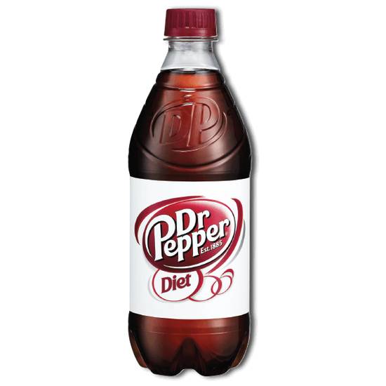 Order Diet Dr Pepper 20oz  food online from Caseys Carry Out Pizza store, Kingston on bringmethat.com