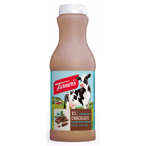 Order Turner's Chocolate 1% Milk 1 Pint food online from 7-Eleven store, Pittsburgh on bringmethat.com