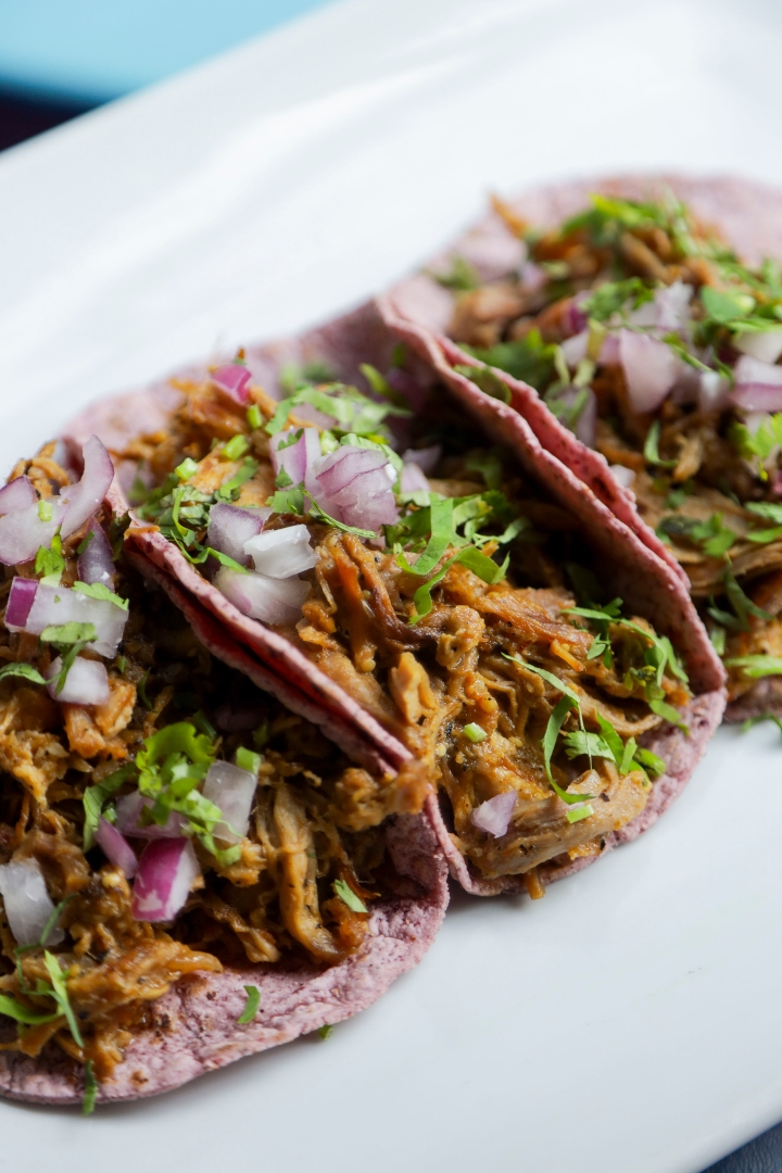 Order Tacos Carnitas (3) food online from Totopos store, Cary on bringmethat.com