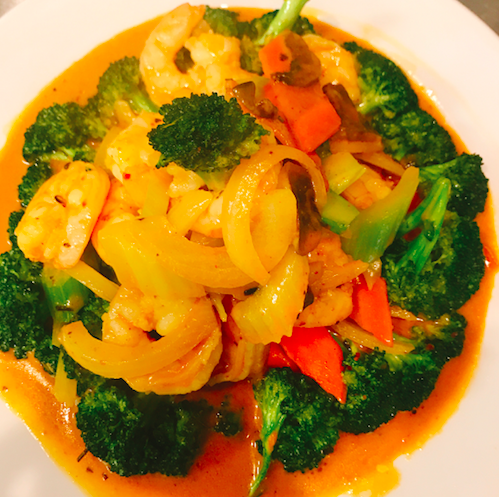 Order Curry Shrimp food online from Kim Korean House & Sushi Bar store, Clearfield on bringmethat.com