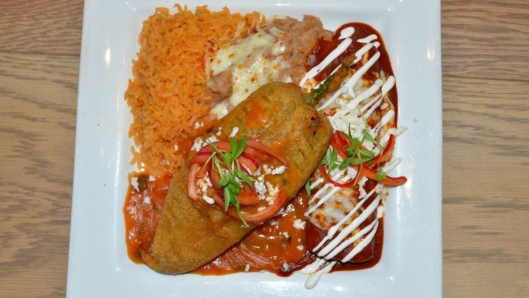 Order Chile Relleno and Enchilada food online from Panama Joe store, Long Beach on bringmethat.com