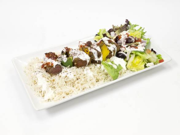 Order Beef (Ribeye) Plate food online from Kebabs To Go store, Irving on bringmethat.com