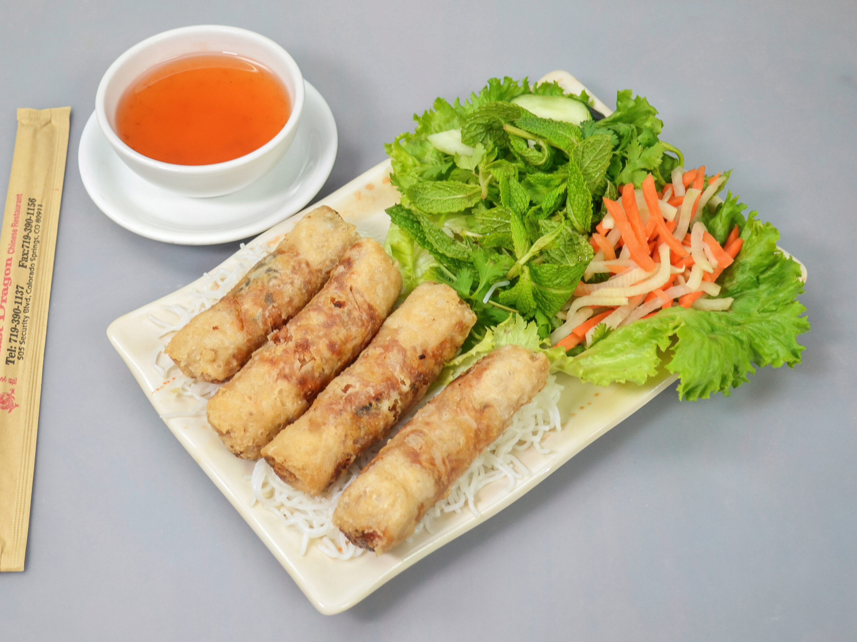 Order Vietnamese Pork Crispy Rolls food online from East Dragon Chinese Restaurant store, Colorado Springs on bringmethat.com