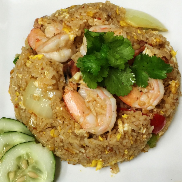Order R4. Tom Yum Fried Rice food online from Williamsburg Thai store, Brooklyn on bringmethat.com