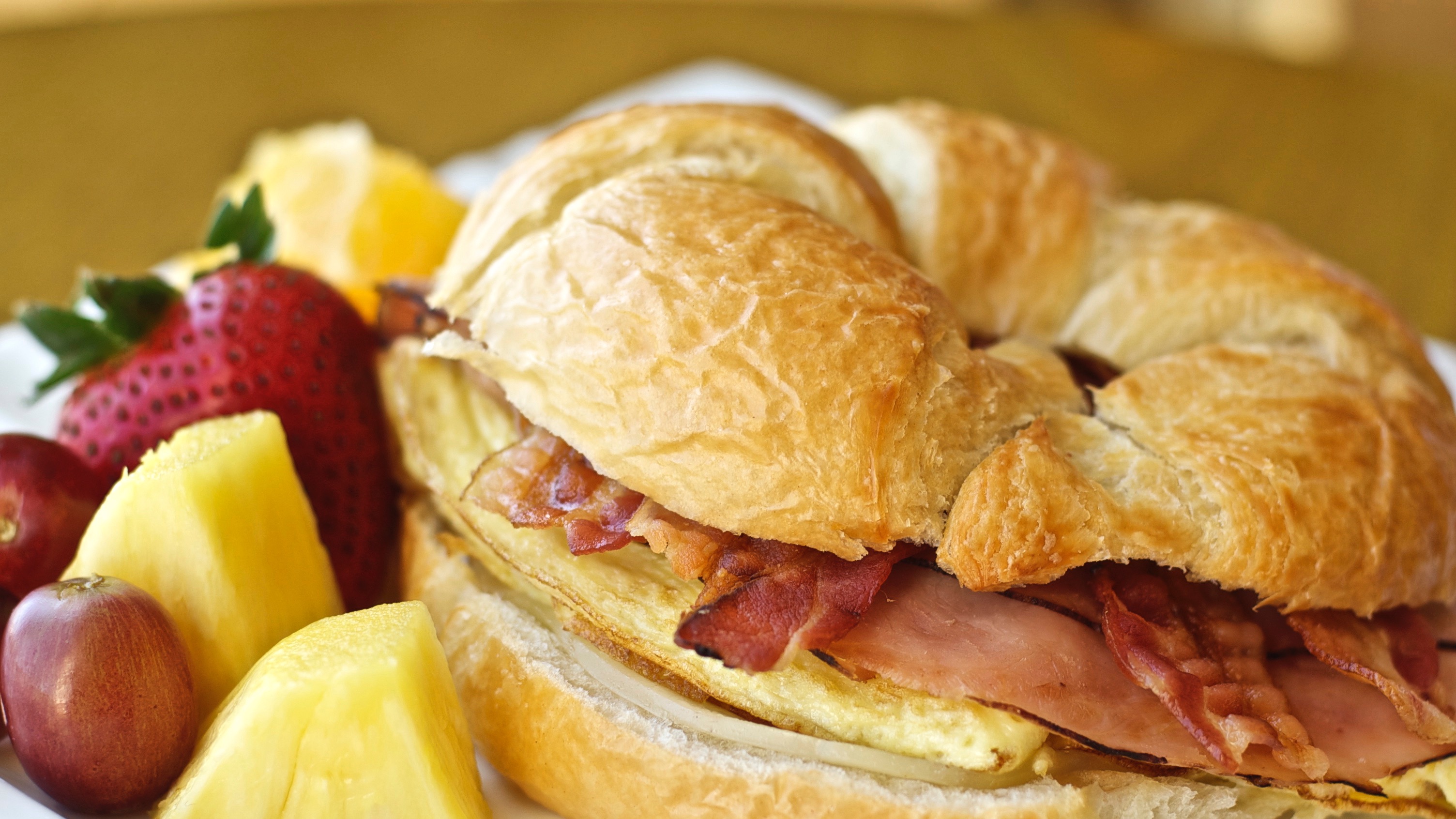 Order Breakfast Croissant food online from All About Cha store, Edmond on bringmethat.com