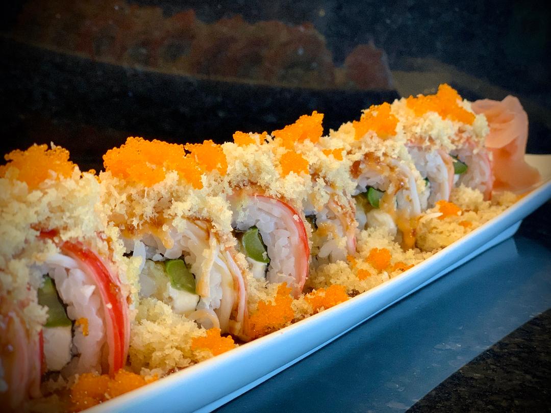 Order F-16 Roll food online from Misawa Sushi Bar store, Louisville on bringmethat.com