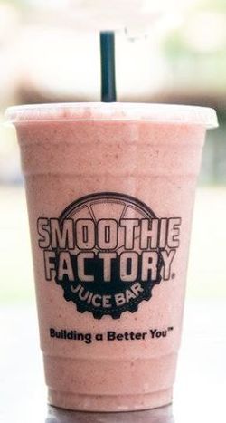 Order Strawberry Patch Smoothie food online from Smoothie Factory store, Coppell on bringmethat.com