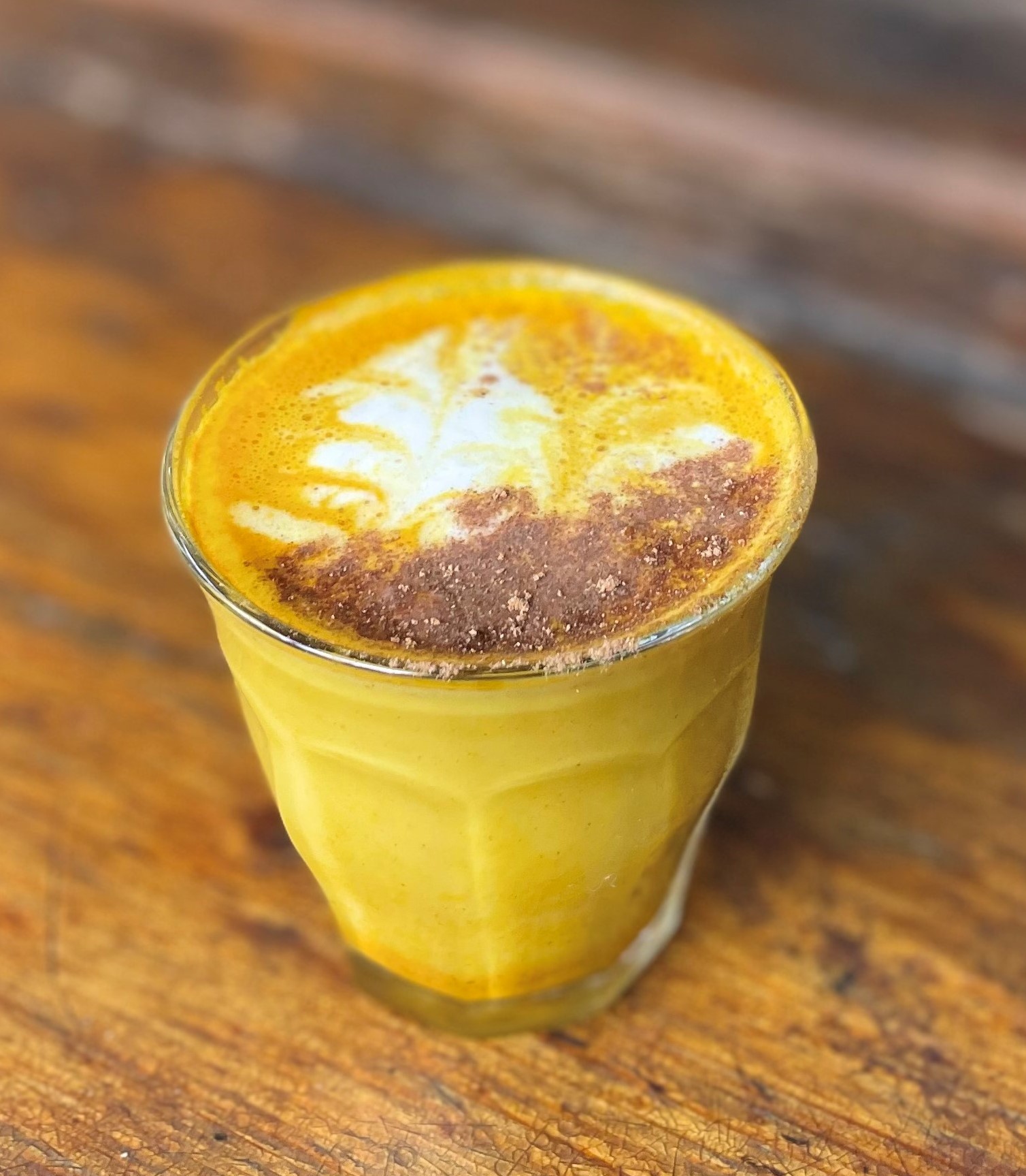 Order Vegan Sunrise Latte food online from Solar De Cahuenga store, Los Angeles on bringmethat.com