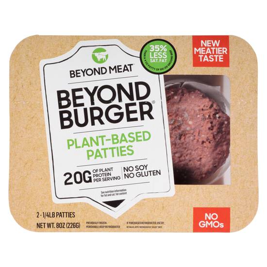 Order Beyond Meat Beyond Burger Plant Based Patties 2ct 8oz food online from Everyday Needs by Gopuff store, Omaha on bringmethat.com