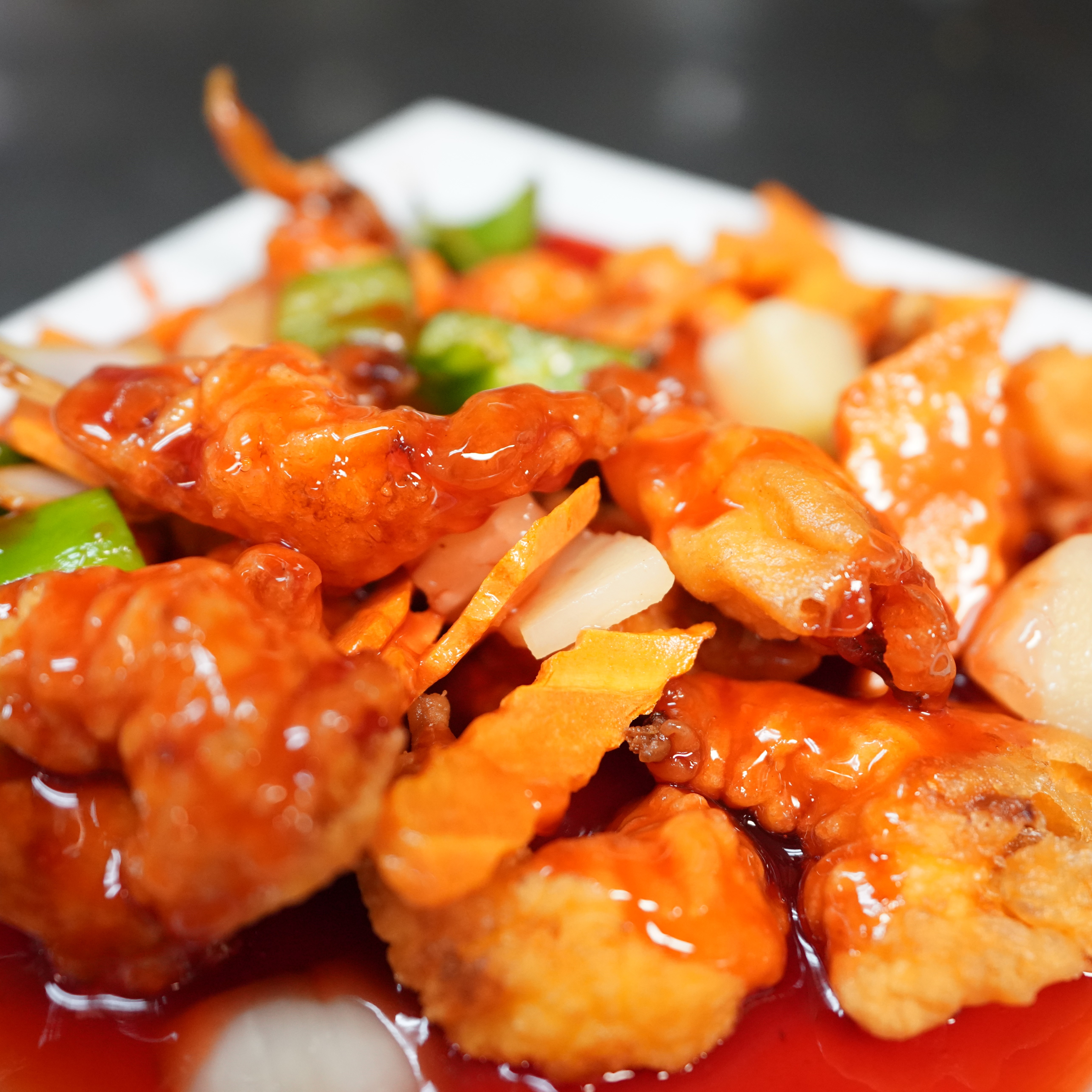 Order Sweet & Sour Shrimp food online from Red Pepper Chinese Restaurant store, RICHFIELD on bringmethat.com