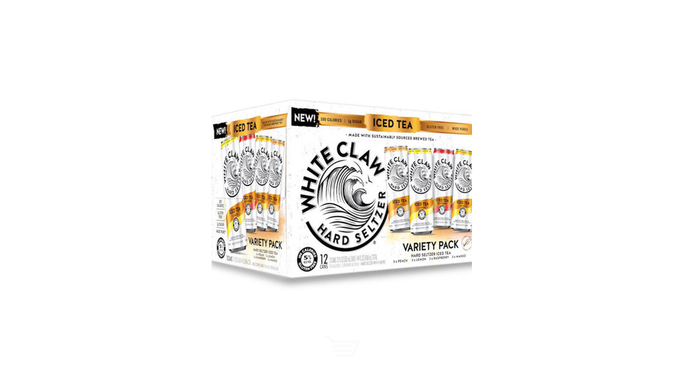 Order White Claw Tea Variety Pack 12x 12oz Cans food online from P & B Liquor & Fine Wine store, Long Beach on bringmethat.com