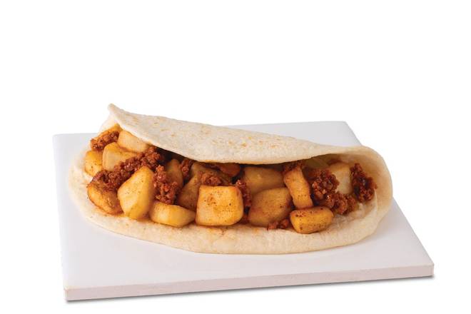 Order Chorizo & Potato Taco food online from Taco Cabana store, Seguin on bringmethat.com